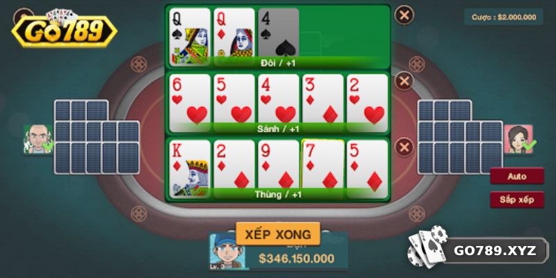 Một ván mậu binh diễn ra trong 4 vòng